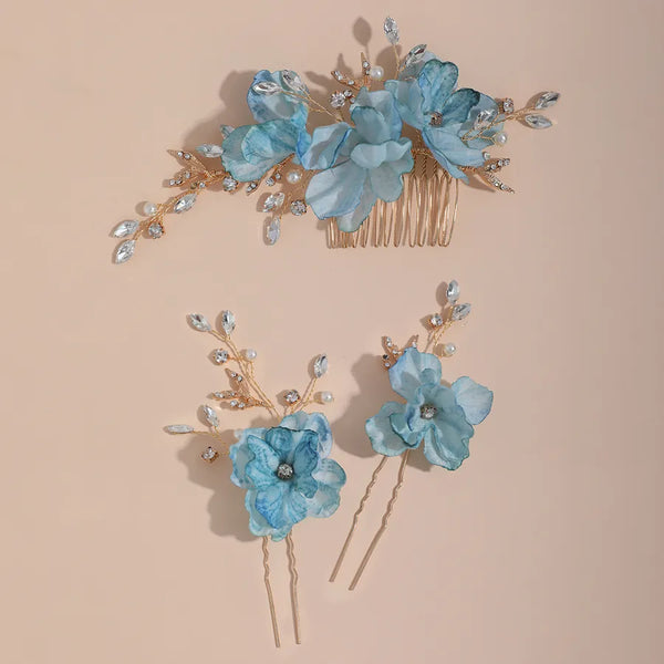 Vintage Floral Hair Comb Headband | Alloy