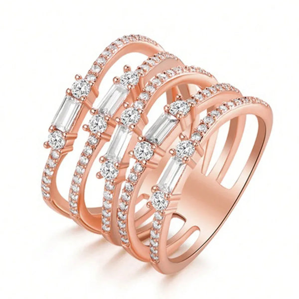 Water Floral Ring | Copper