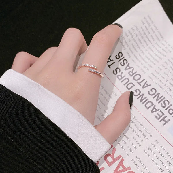 Minimalist Geometric Ring | Copper