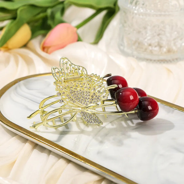 Leaf Butterfly Hair Claw | Zinc Alloy