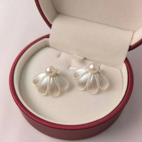 Vintage Tassel Stud Earrings | 925 Sterling Silver
