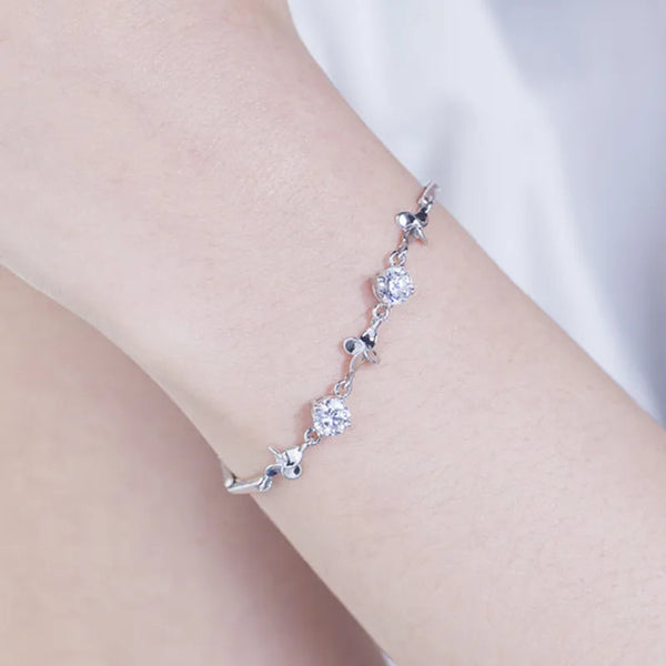 Lucky Leaf Bracelet | 925 Sterling Silver