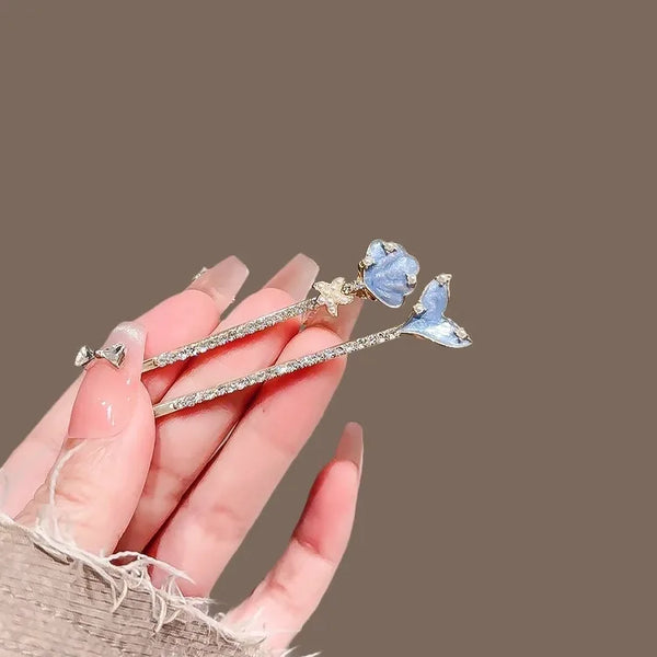 Rhinestone Hair Clip | Zinc Alloy