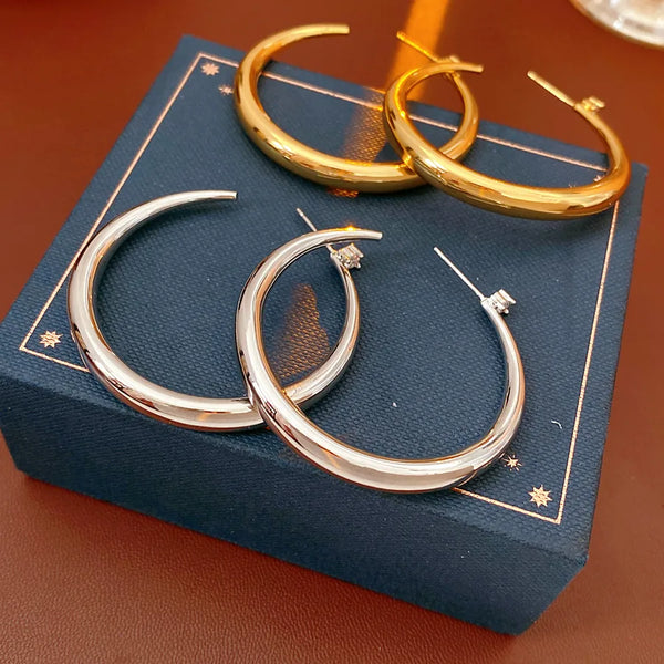 Round Zircon Earrings | 925 Sterling Silver