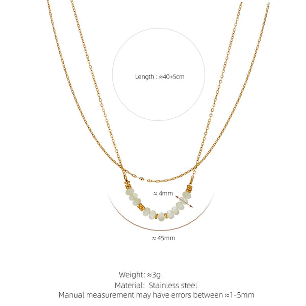 Cute Geometric Pendant Necklace | Stainless Steel