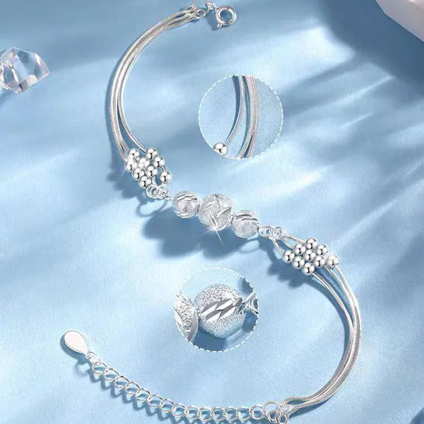 Lives Geometric Bracelet | 925 Sterling Silver