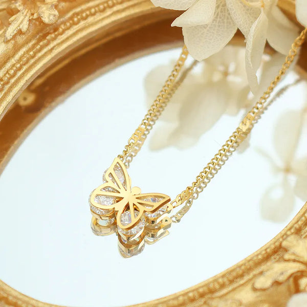 Butterfly Necklace | Stainless Steel