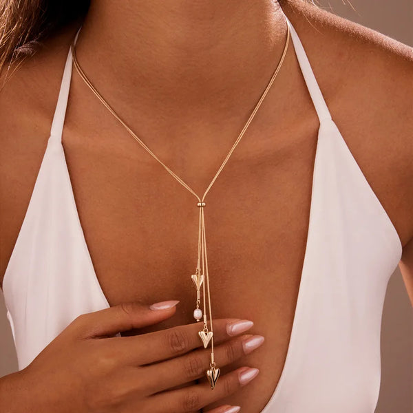 Heart Freshwater Pearl Necklace | Freshwater Pearl