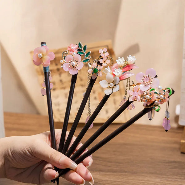 Floral Hairpin Headband | Silver