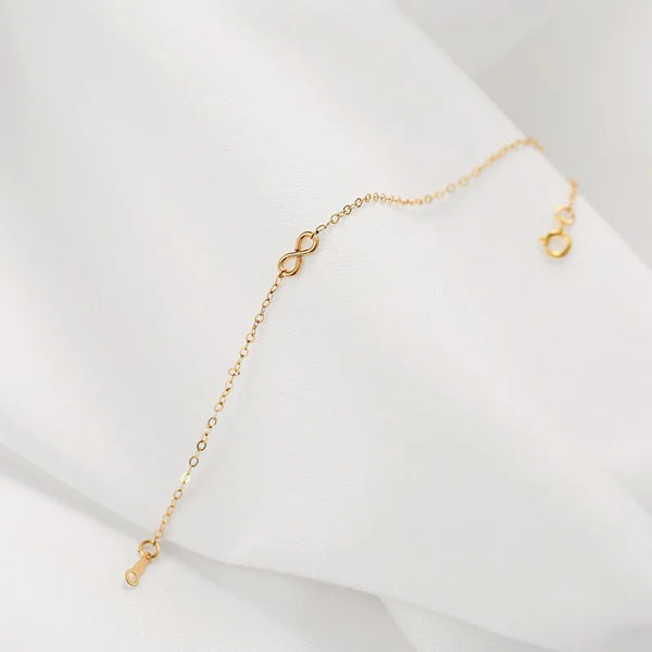 Infinity Gold-Plated Bracelet | 925 Sterling Silver