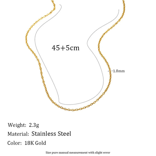 Gold Geometric Necklace | Stainless Steel