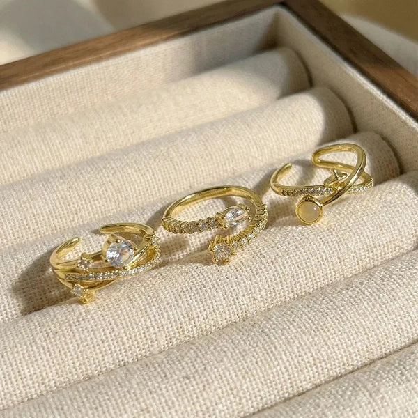 Zircon Cat's Eye Ring | Copper