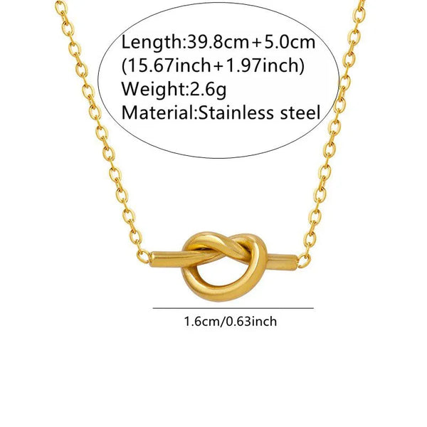 Gold-Plated Pendant Necklace | Stainless Steel