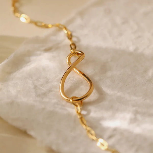 Infinity Gold-Plated Bracelet | Copper