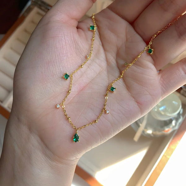 Gold-Plated Teardrop Necklace | Sterling Silver