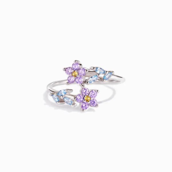 Leaf Floral Ring | 925 Sterling Silver