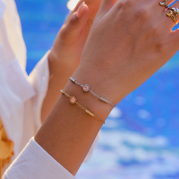 Gold-Plated Geometric Bracelet | Stainless Steel