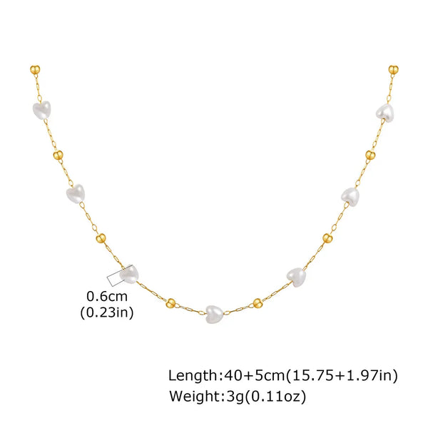 Heart Pendant Necklace | Stainless Steel