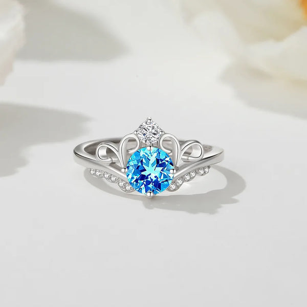 Zircon Crown Ring | 925 Sterling Silver
