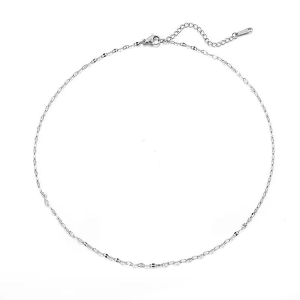 Box Chain Gold-Plated Necklace | Stainless Steel
