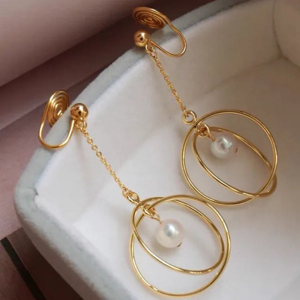 Tassel Drop Earrings | Freshwater Pearl