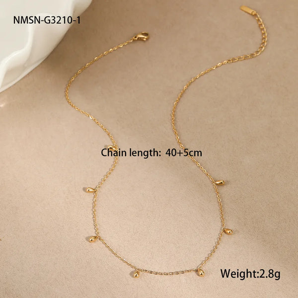 Minimalist Gold-Plated Necklace | Stainless Steel