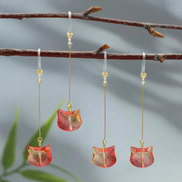 Cat Earrings | Stainless Steel