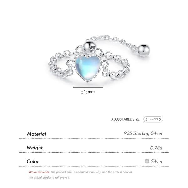 Silver-Plated Heart Ring | 925 Sterling Silver