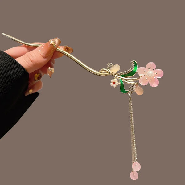 Floral Hairpin Headband | Alloy
