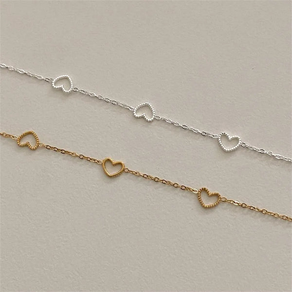 Heart Bracelet | 925 Sterling Silver