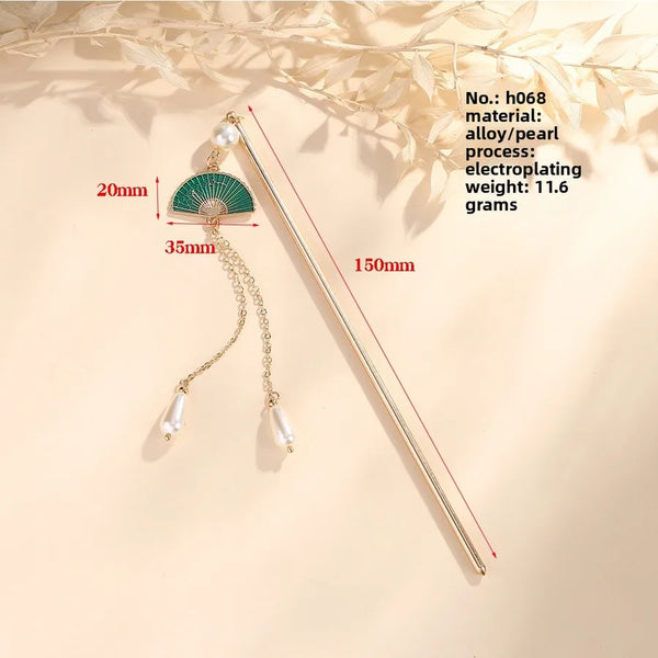 Artificial Pearl Hairpin Headband | Alloy
