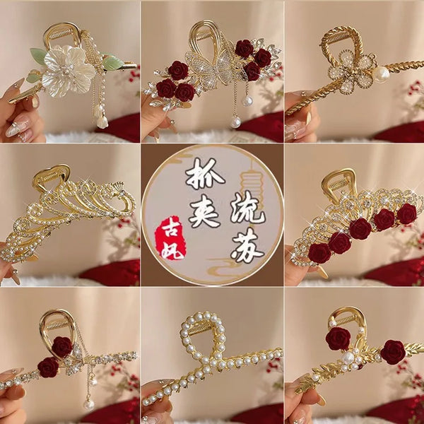 Tassel Butterfly Hair Claw Hair Clip | Alloy
