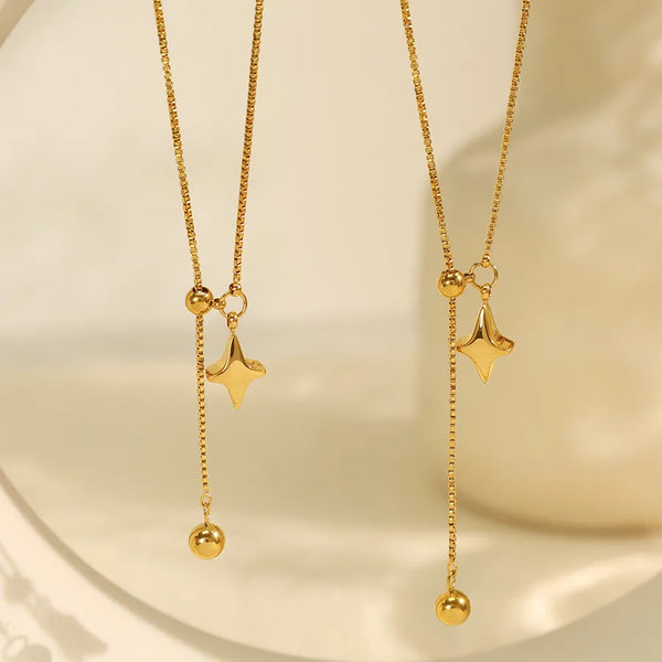 Gold-Plated Celestial Necklace | Stainless Steel