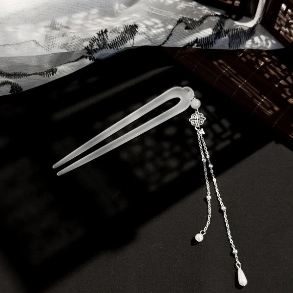 Tassel Hairpin Headband | Acrylic
