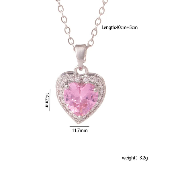 Heart Pendant Necklace | Stainless Steel