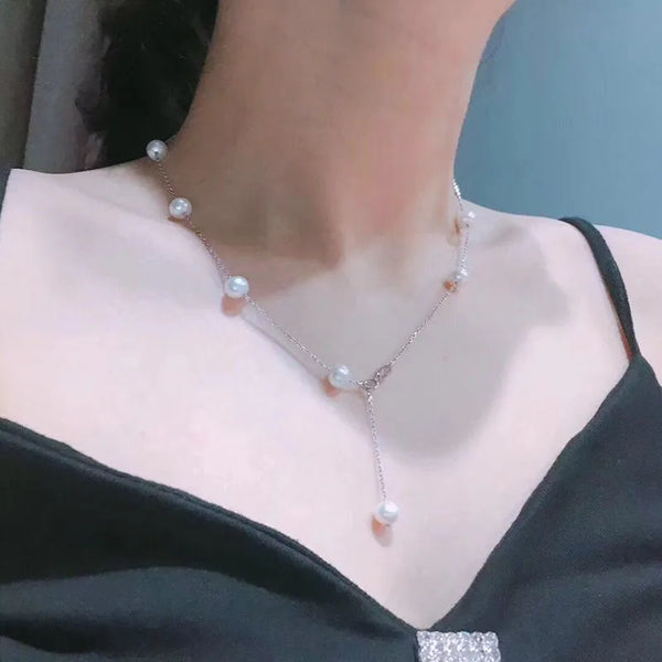Freshwater Pearl Necklace | 925 Sterling Silver