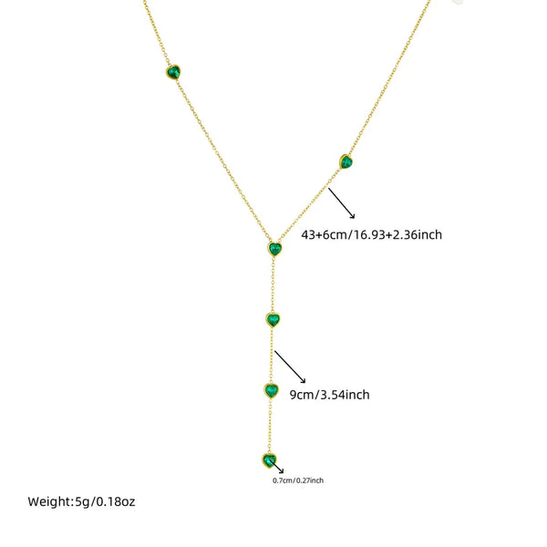 Heart Pendant Necklace | Stainless Steel