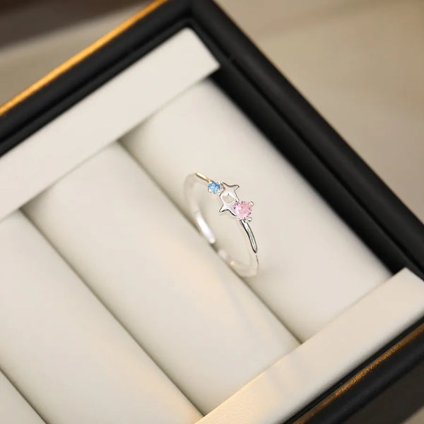 Geometric Celestial Ring | Copper