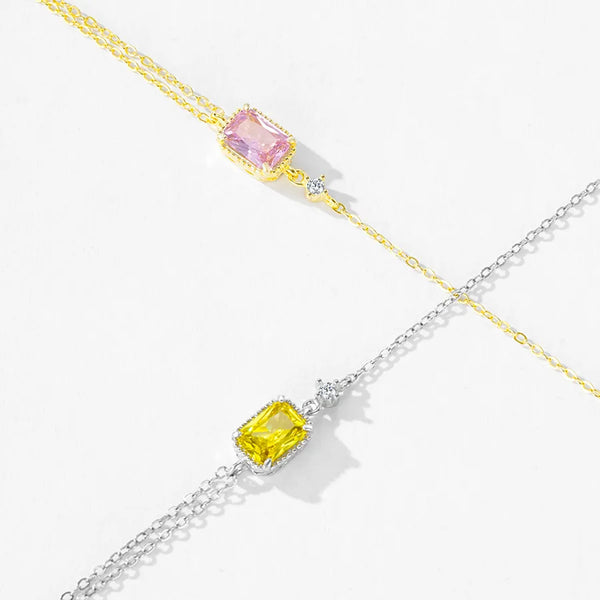 Oval Zircon Bracelet | 925 Sterling Silver