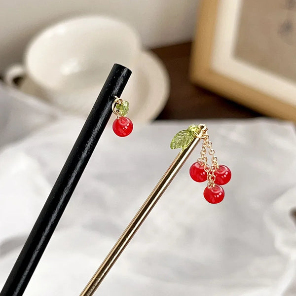 Cherry Hairpin Headband | Alloy