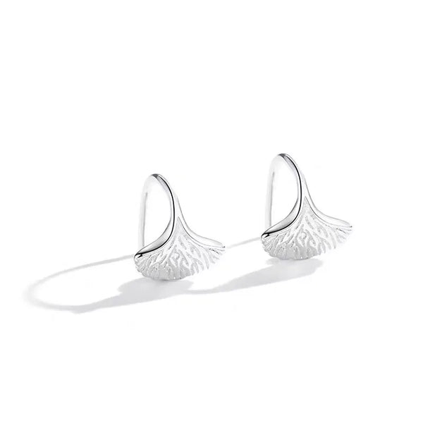 Bridal Leaf Stud Earrings | 925 Sterling Silver