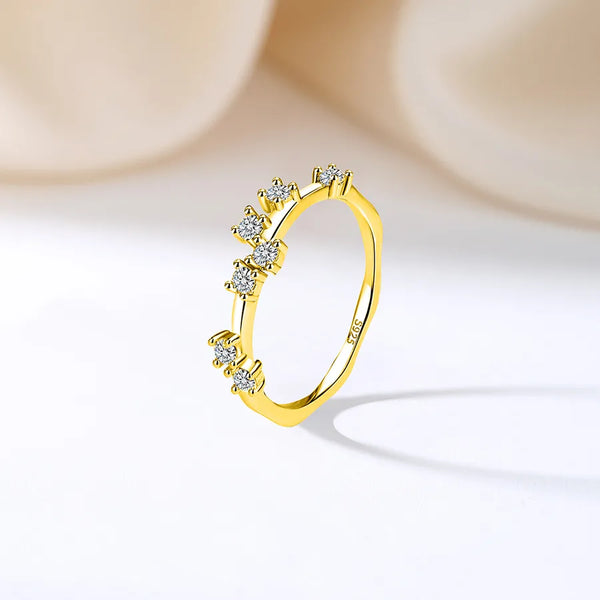 Asymmetric Celestial Ring | 925 Sterling Silver