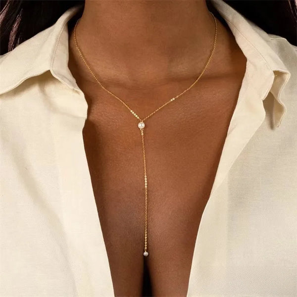 Sterling Pearl Necklace | 925 Sterling Silver