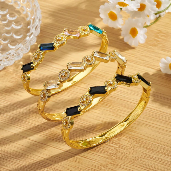 Zircon Bangle | Copper