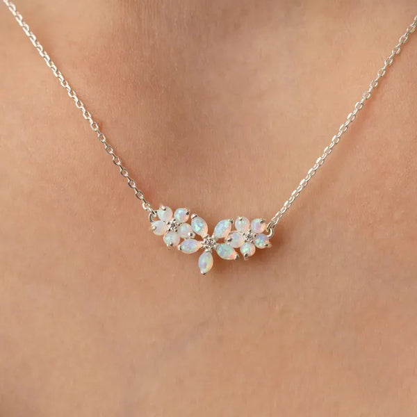 Floral Choker Necklace | Copper