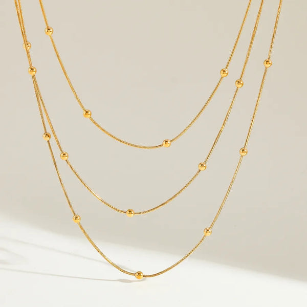 Round Snake Necklace | Stainless Steel