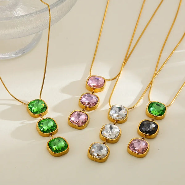 Snake Pendant Necklace | Stainless Steel