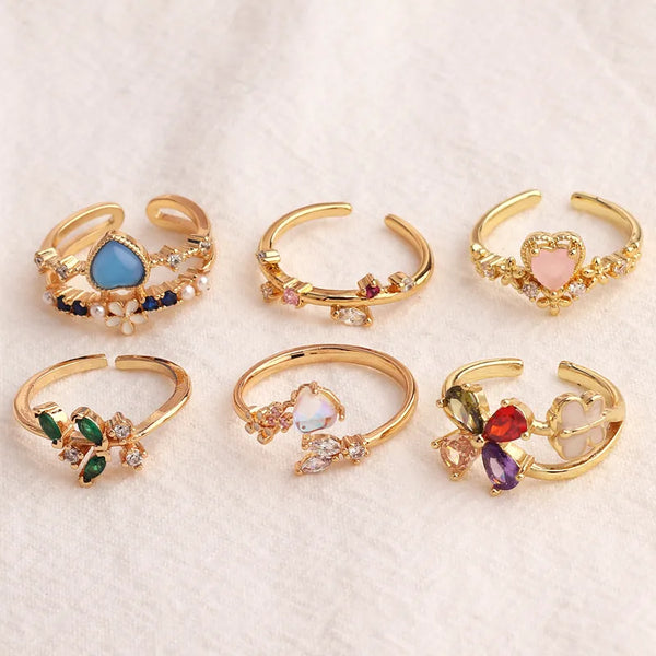 Pastoral Floral Ring | Copper