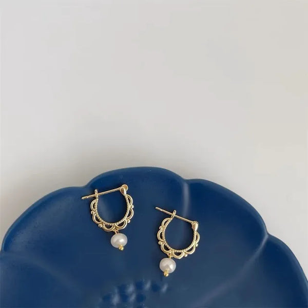 Vintage Pearl Earrings | Freshwater Pearl