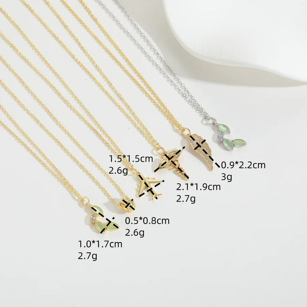 Casual Pendant Necklace | Copper